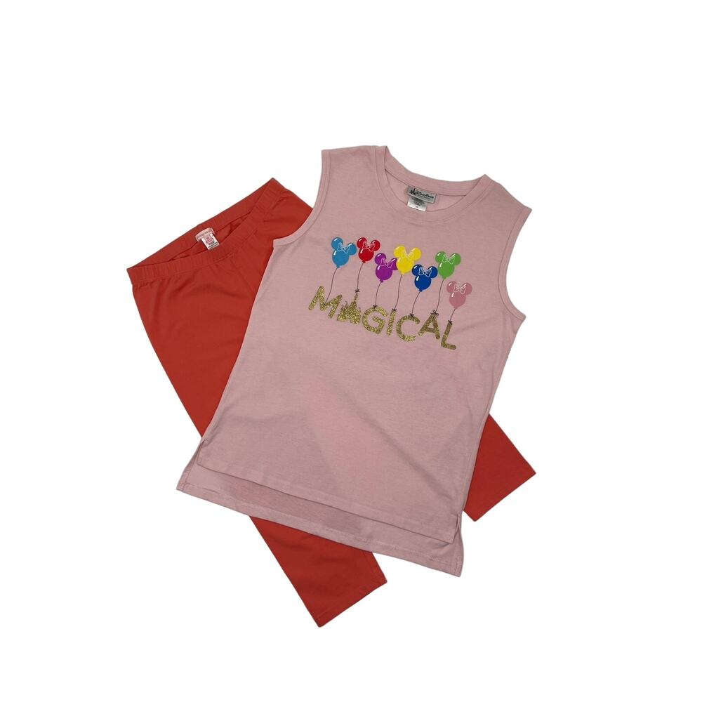 New Disney Parks tank XL and new without tags size 14  capris leggings.